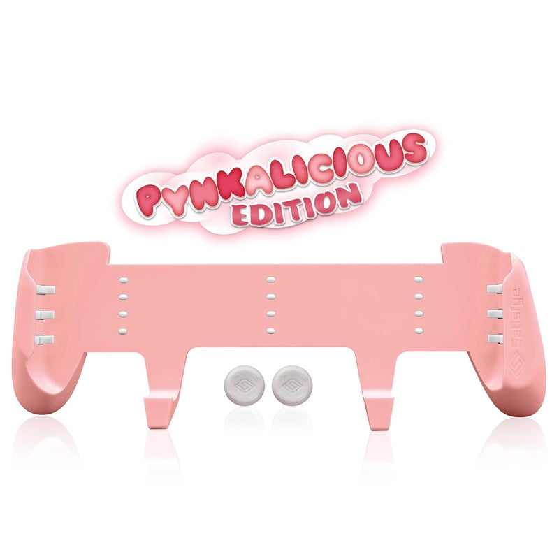 Satisfye - ZenGrip Pro Gen 3 OLED, a Switch Grip Compatible with Nintendo Switch - Comfortable & Ergonomic Grip, Joy Con & Switch Control. #1 Switch Accessories Designed for Gamers (Pink) - Image 1